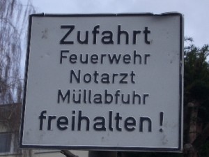 Zufahrt