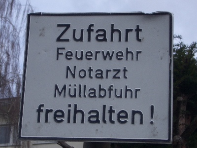 Zufahrt